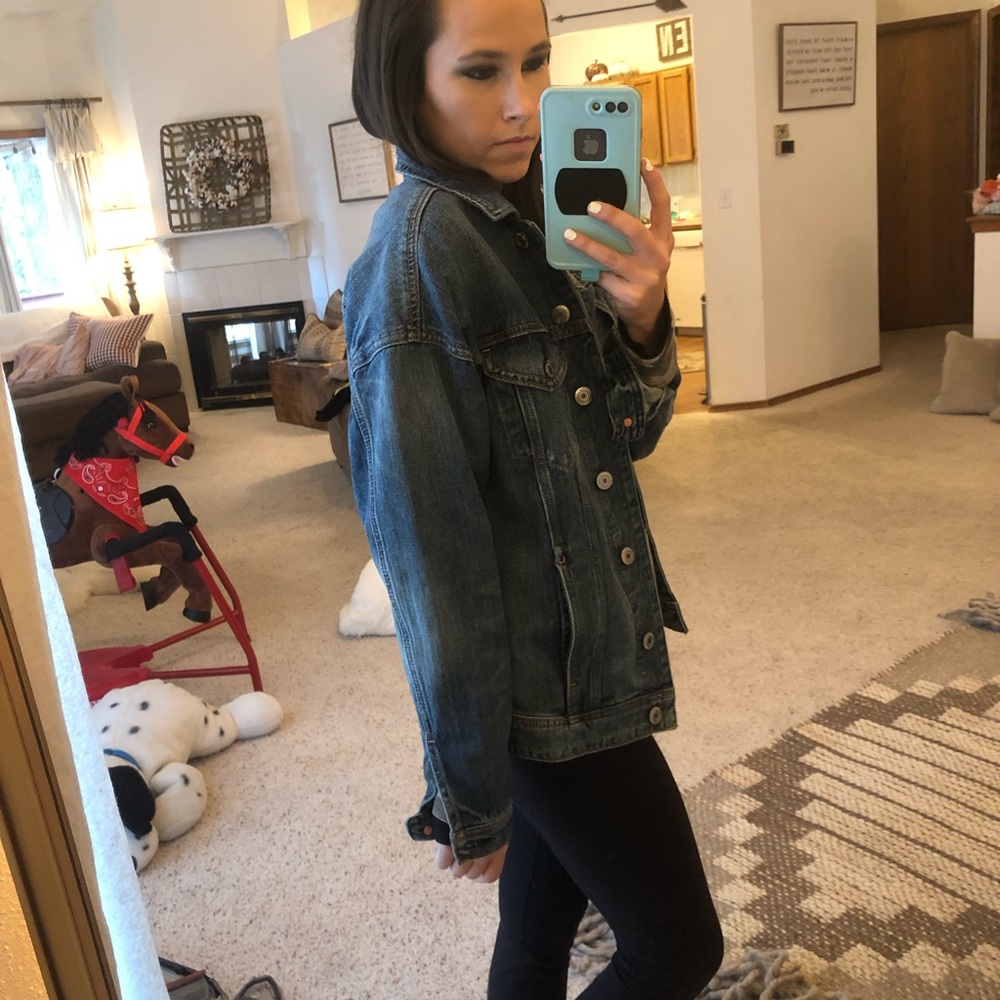 AE boyfriend denim jacket